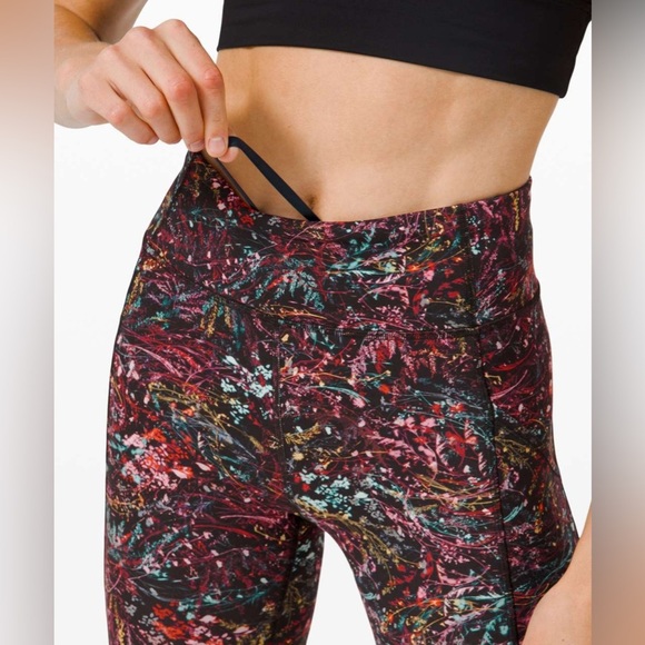 Lululemon Invigorate High Rise Tight 25” in Foliage Overlay Multi - Everlux - Picture 4 of 11